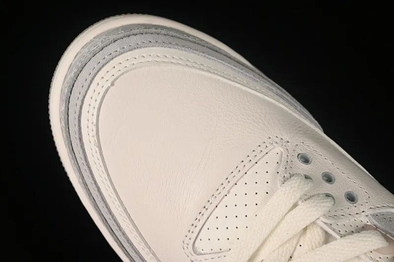 All categories Air Jordan Jordan series basketball shoes Air Jordan 3 OG version Air Jordan 3 "Craft Ivory" AJ3 Joe 3 ivory white full first layer FJ9479-100